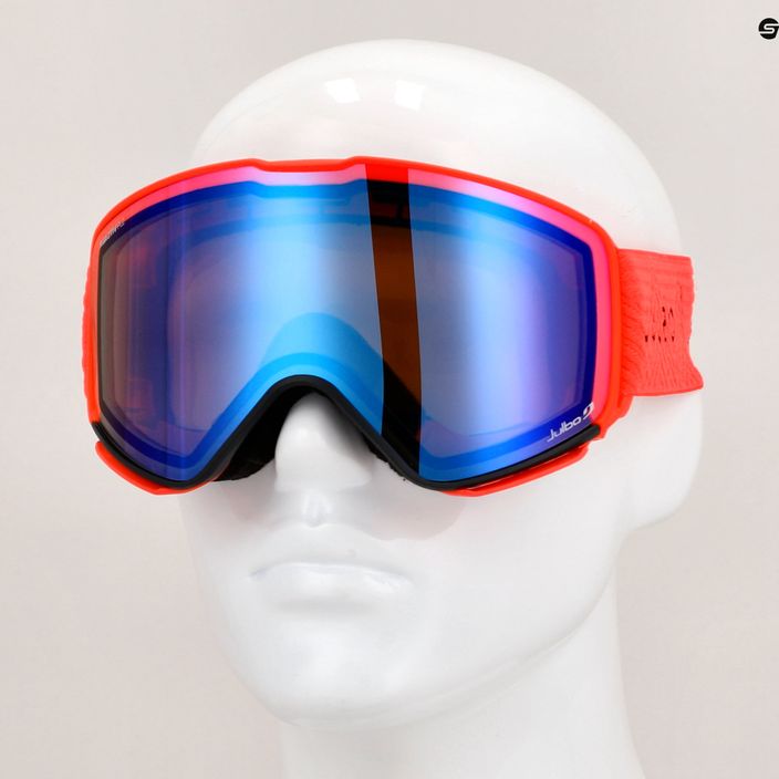 Julbo Quickshift Reactiv Polarised red/flash blue ski goggles 7