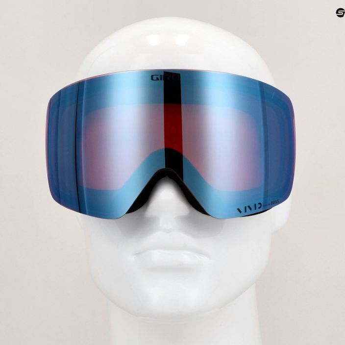 Giro Contour black wordmark/royal/infrared ski goggles 7