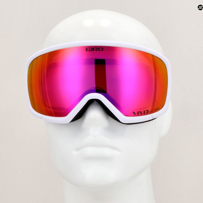 Women's ski goggles Giro Millie white core light/vivid pink 10