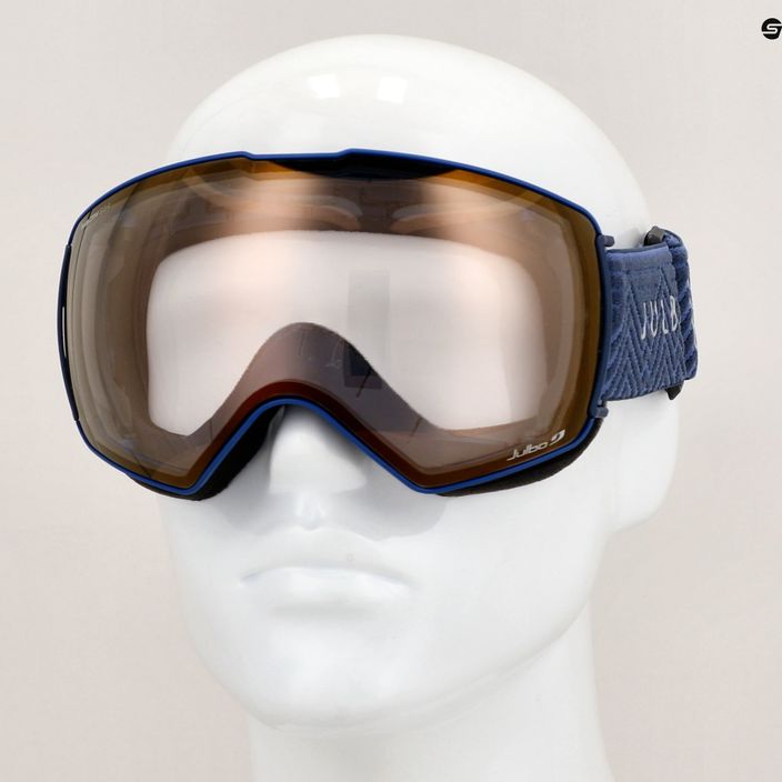 Julbo Lightyear Reactiv High Contrast blue/blue/flash infrared ski goggles 7
