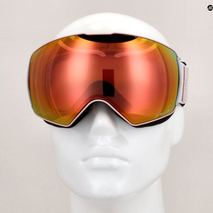 Julbo Lightyear Reactiv Glare Control ski goggles pink/grey/flash pink 7