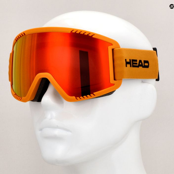 HEAD Contex red/sun ski goggles 6