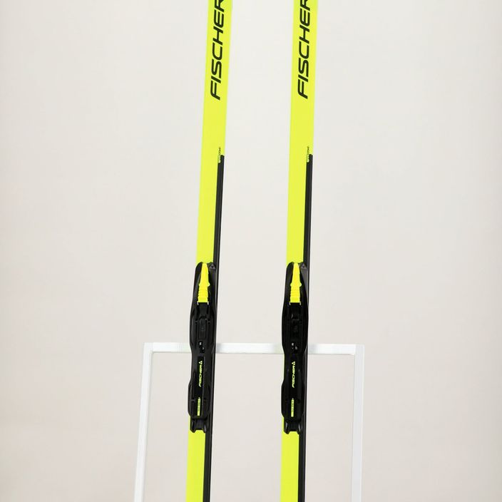 Fischer Sprint Crown + Tour Step-In Jr children's cross-country skis yellow/black 7