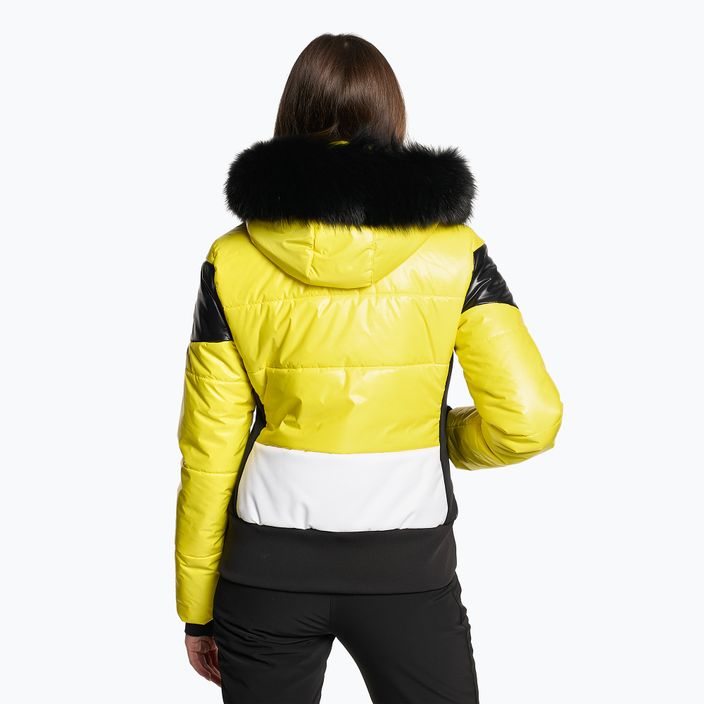 Women's ski jacket Sportalm Stockholm m.Kap+P blazing yellow 2