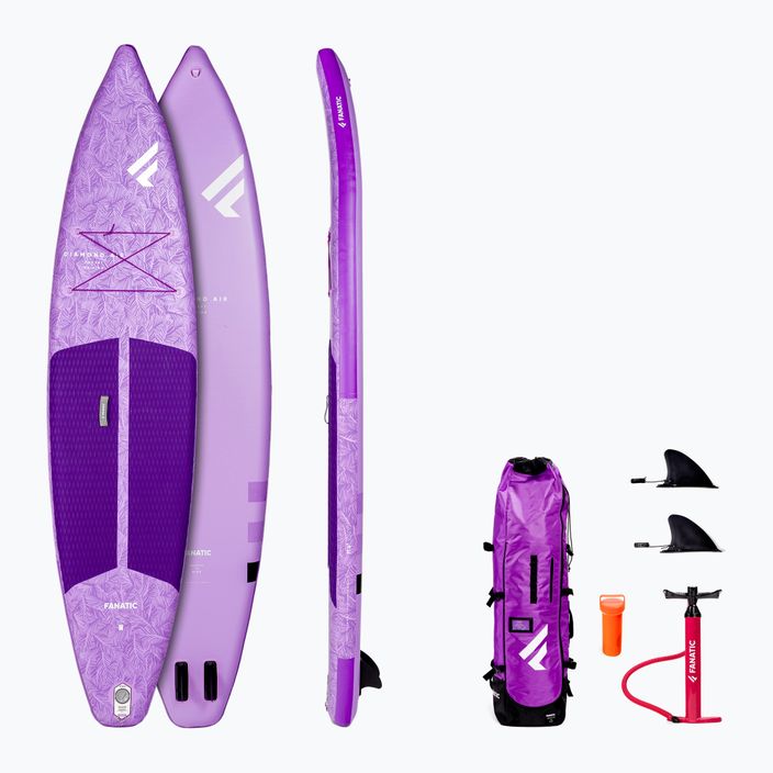 SUP board Fanatic Diamond Air Touring Pocket 11'6" purple 13210-1164