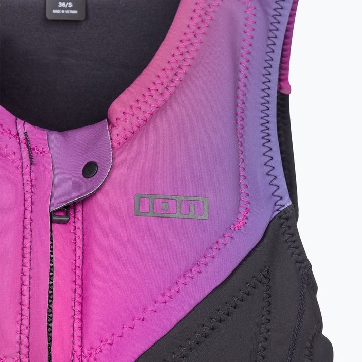 Women's protective waistcoat ION Ivy Front Zip black/pink 48233-4169 3
