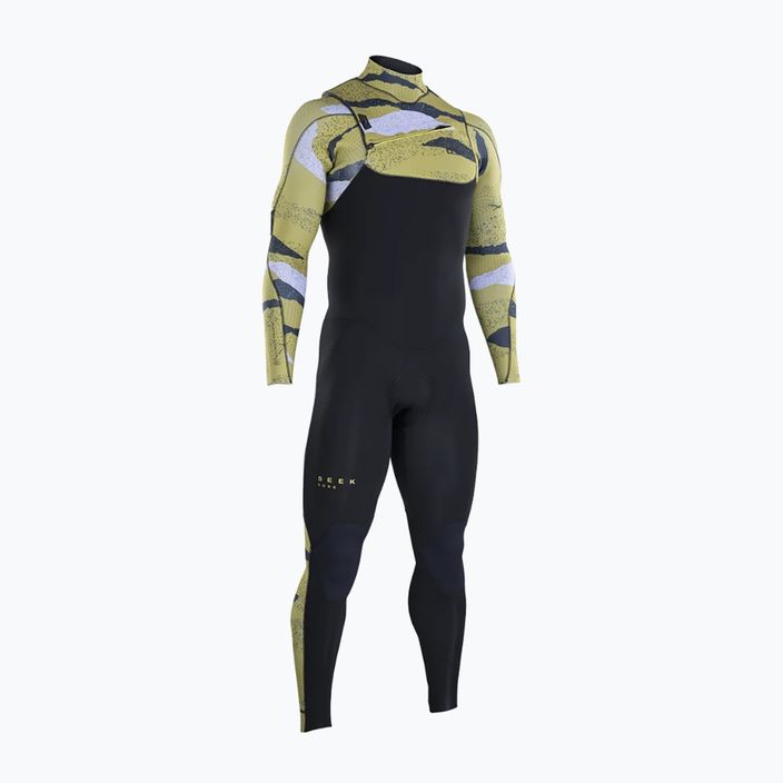 Men's ION Seek Core 4/3 Front Zip black/dark amber swim wetsuit 2