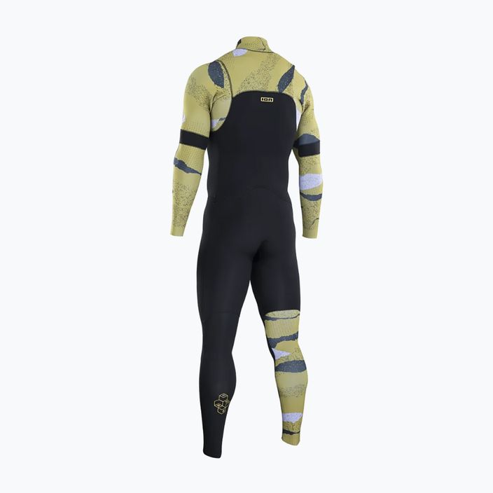 Men's ION Seek Core 4/3 Front Zip black/dark amber swim wetsuit 3