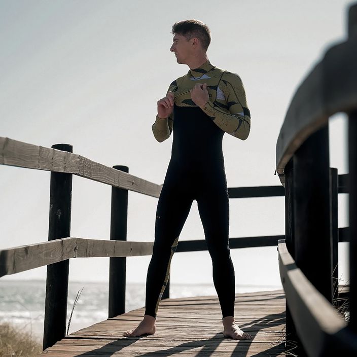 Men's ION Seek Core 4/3 Front Zip black/dark amber swim wetsuit 4