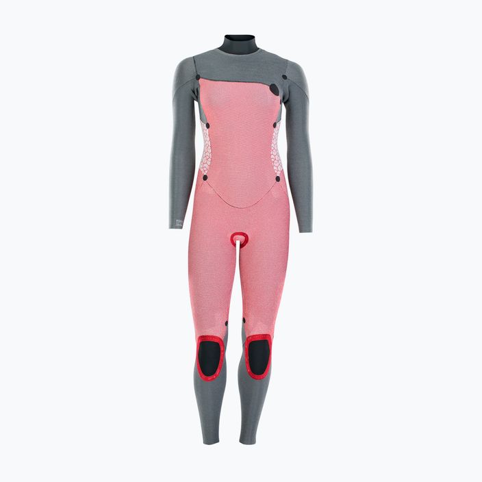 Women's ION Amaze Core 4/3 Front Zip pink gradient wetsuit 3