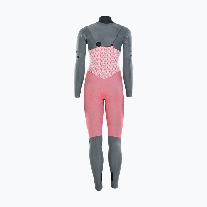 Women's ION Amaze Core 4/3 Front Zip pink gradient wetsuit 4