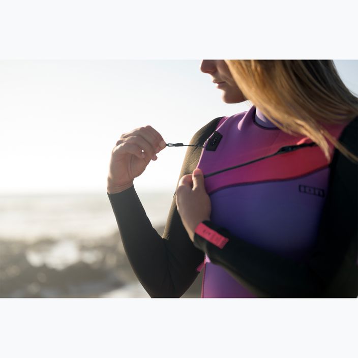 Women's ION Amaze Core 4/3 Front Zip pink gradient wetsuit 10