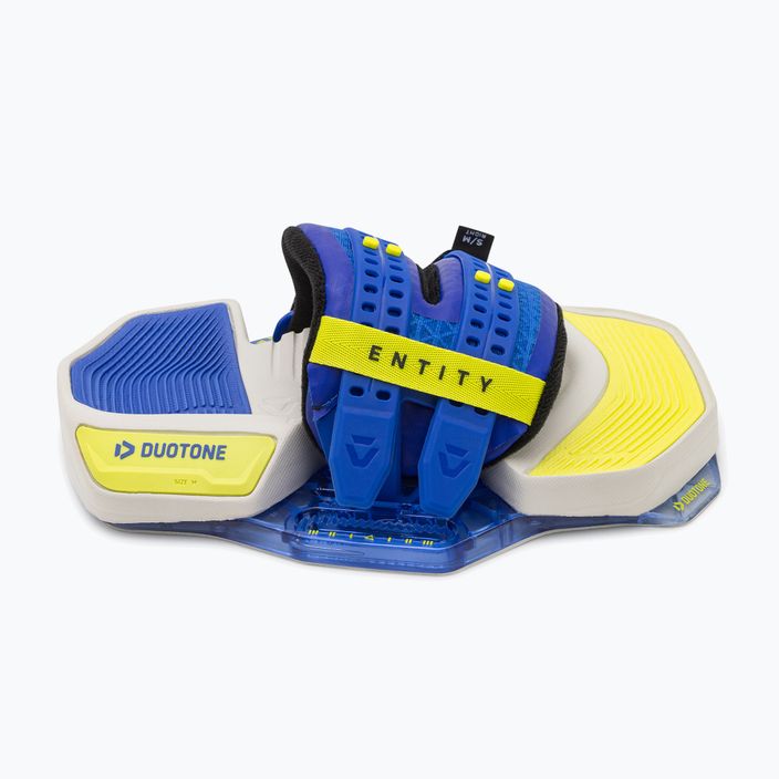 DUOTONE Entity Ergo blue/lime kiteboard pads and straps 2
