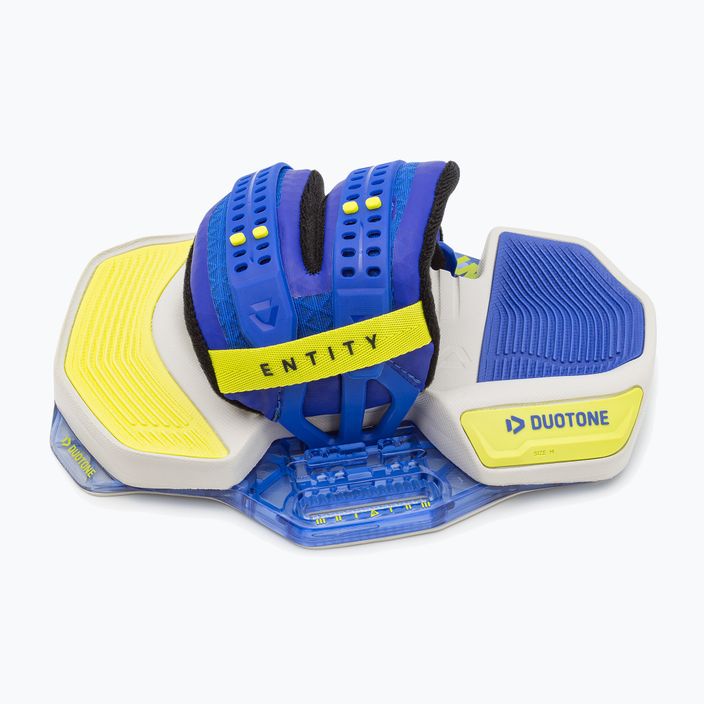 DUOTONE Entity Ergo blue/lime kiteboard pads and straps 3