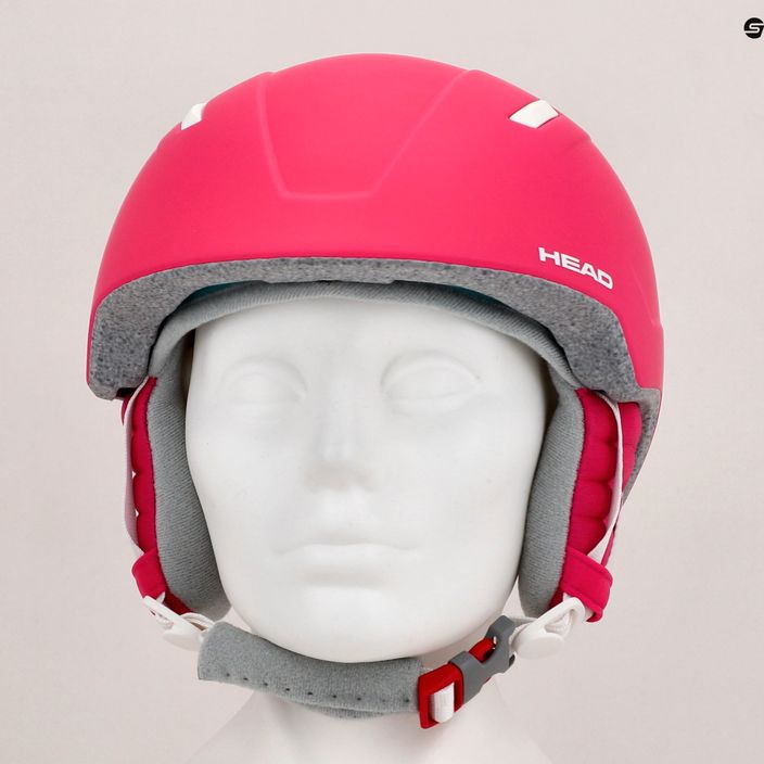 HEAD Maja pink children's ski helmet 8