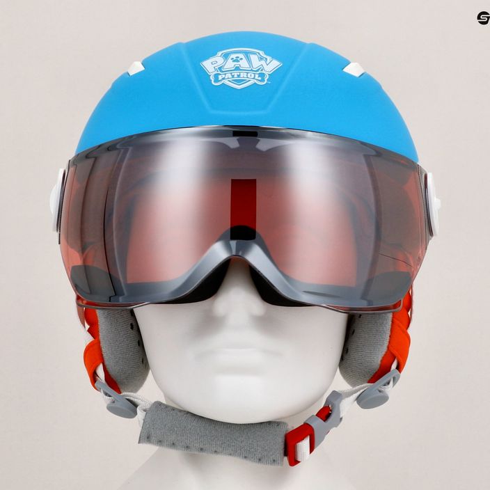 Children's ski helmet HEAD Mojo Visor Paw blue 8