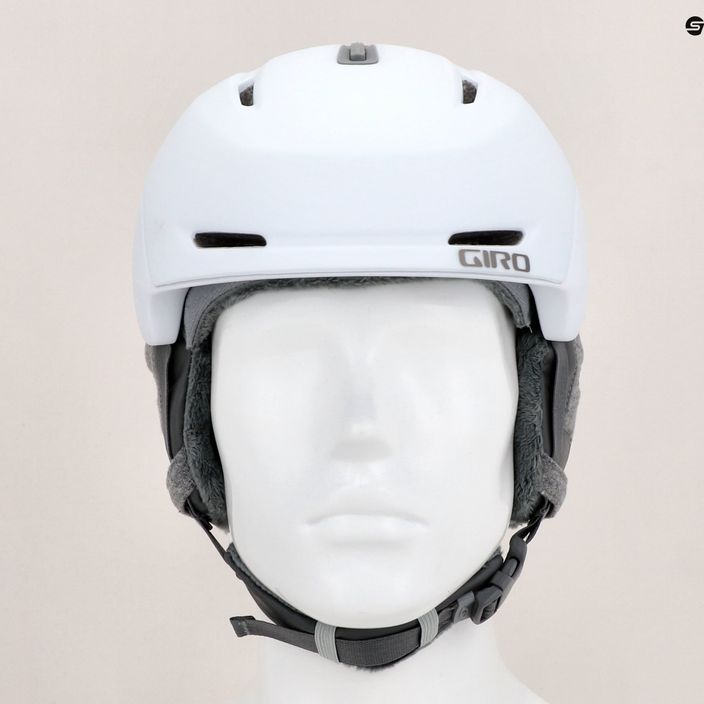 Women's ski helmet Giro Avera Mips matte white 8