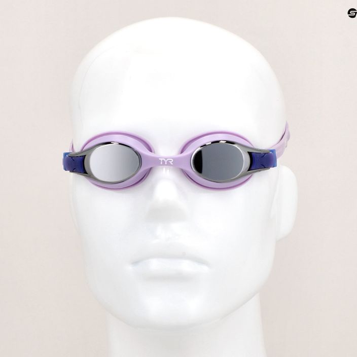 TYR Swim goggles for children Swimple Metallized silvger/purple 7