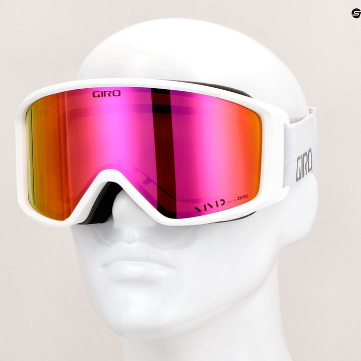 Giro Index 2.0 ski goggles white wordmark/vivid pink 6