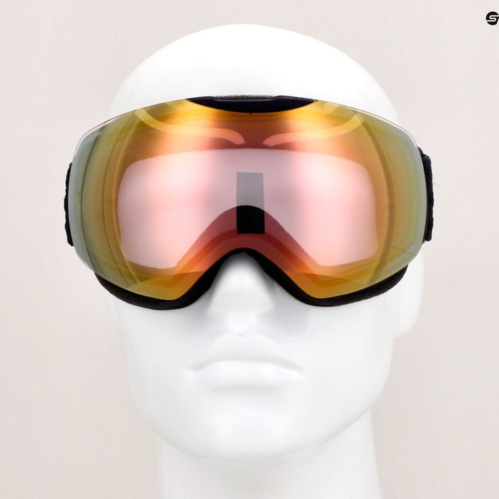 Julbo Shadow Reactiv High Contrast ski goggles black/pink/flash pink 7
