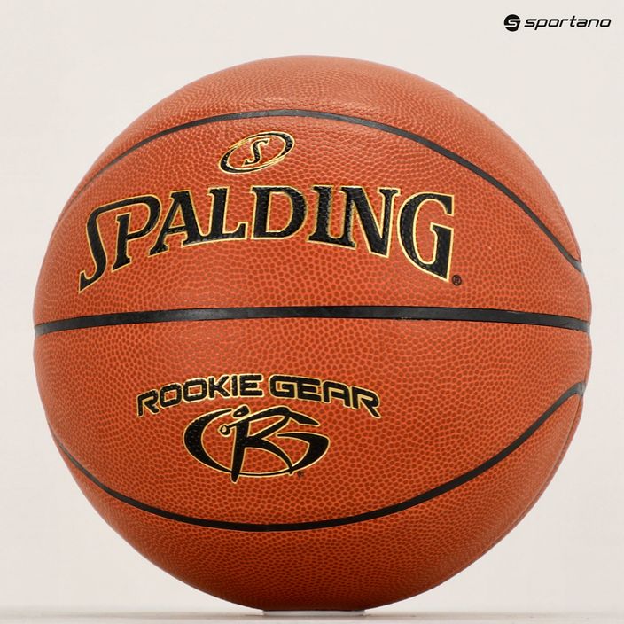 Spalding Rookie Gear Leather basketball orange size 5 5