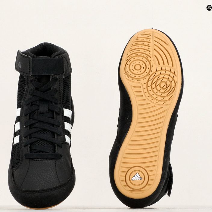 adidas Havoc children's boxing shoes black/white 11