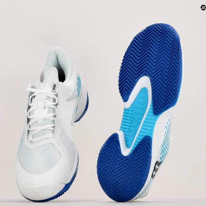 Men's tennis shoes Wilson Kaos Swift 1.5 Clay white/blue atoll/lapis blue 8
