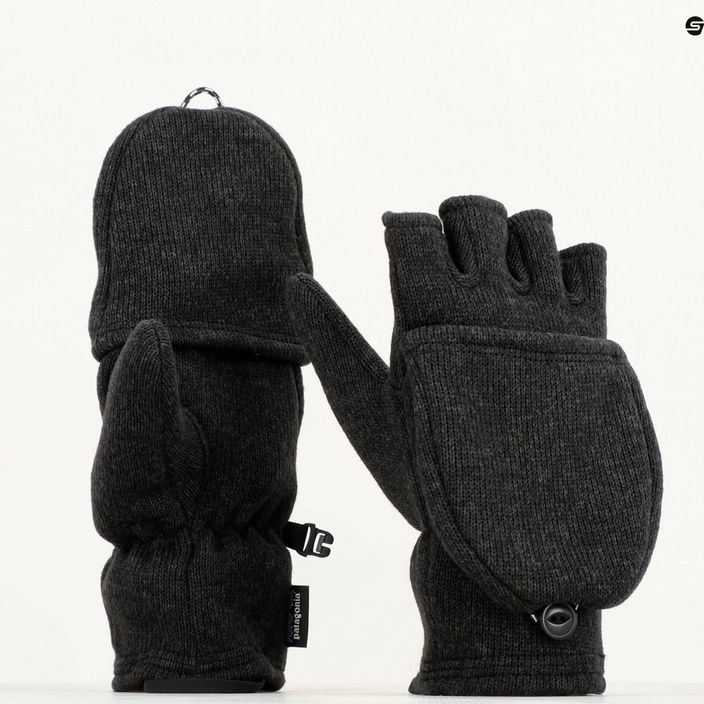 Women's Patagonia Better Sweater Fleece trekking gloves black 12