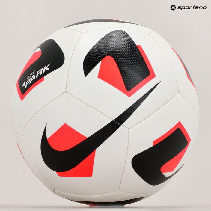 Nike Park football white/bright crimson/black size 5 6