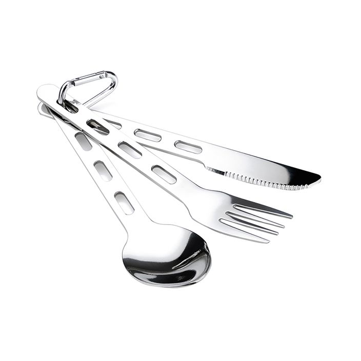 GSI Outdoors Glacier Stainless Ring Cutlery Set silver 61003 2