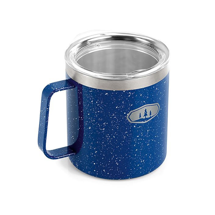 GSI Outdoors Glacier SS Camp Cup 444 ml blue speckle thermal mug 2