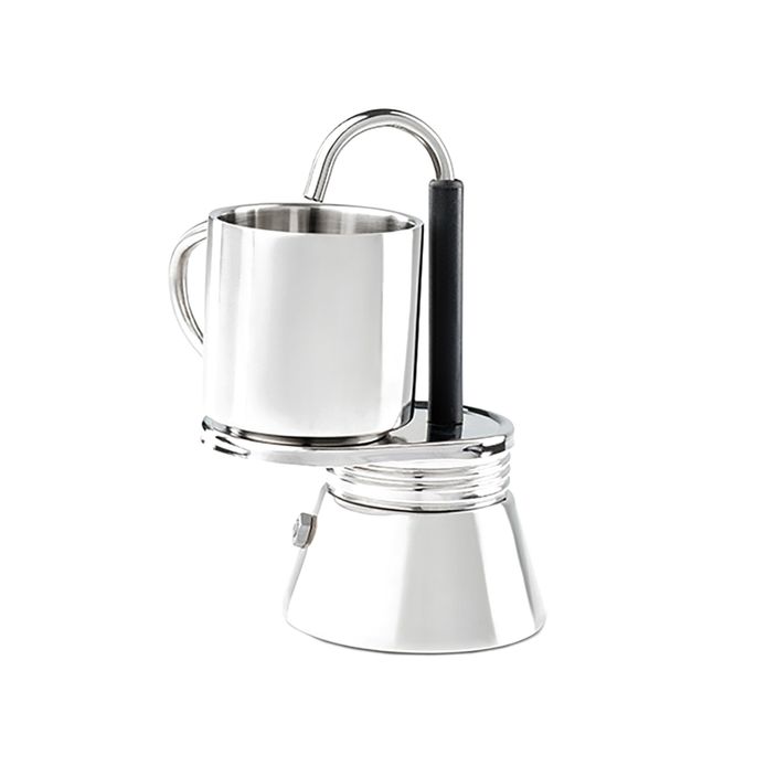 GSI Outdoors Miniespresso 1 Cup coffee maker silver 65102 2