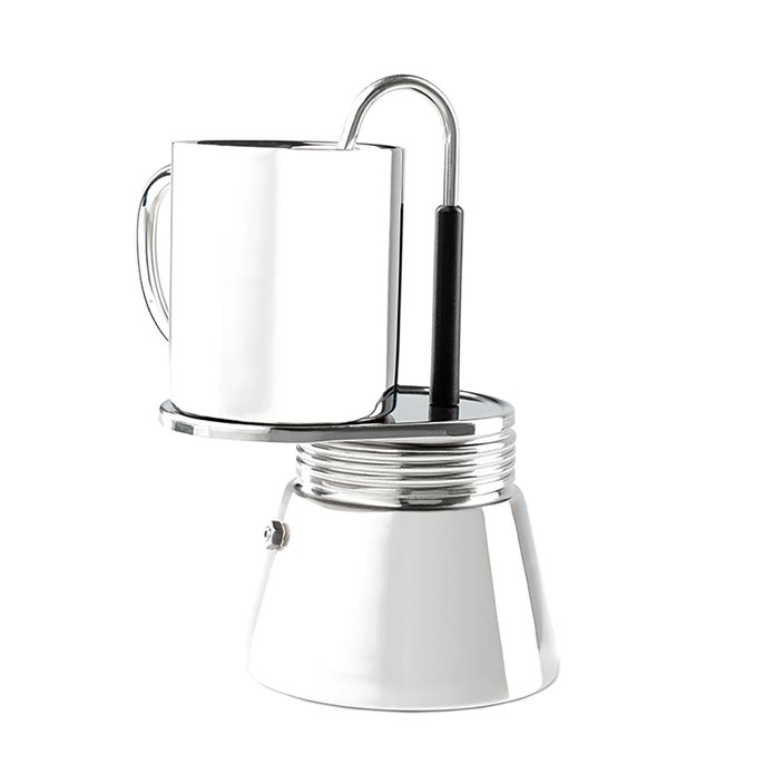 GSI Outdoors Miniespresso 4 Cup coffee maker silver 65105 2
