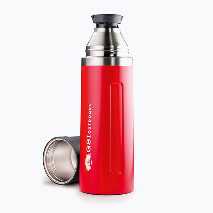 GSI Outdoors Glacier Stainless Vacuum Bottle 1 l red 67471 2
