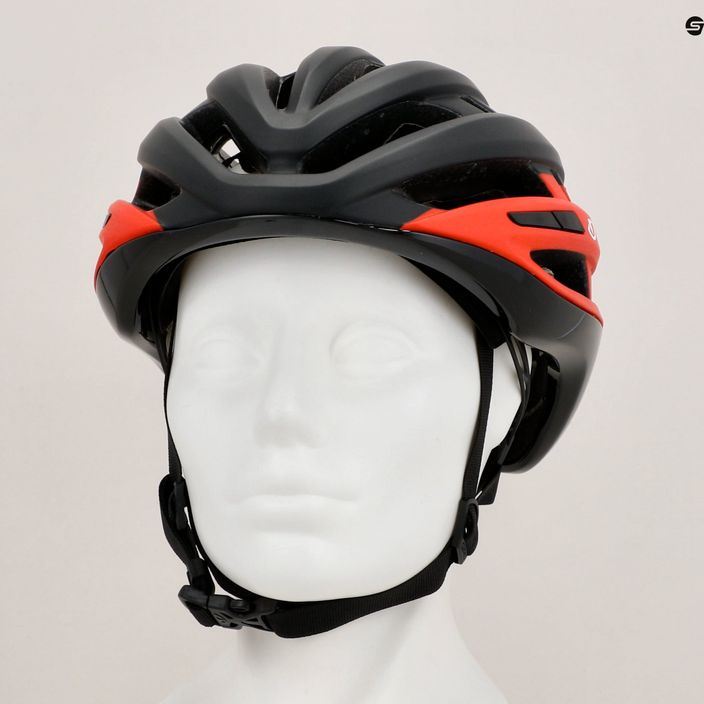 Giro Agilis matte black bright red bicycle helmet 11