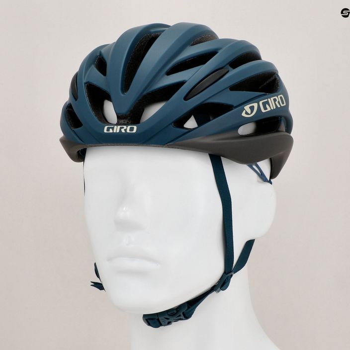 Giro Syntax matte harbor blue bicycle helmet 10