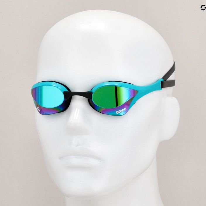 Arena swimming goggles Cobra Ultra Swipe Mirror emerald/peacock 10