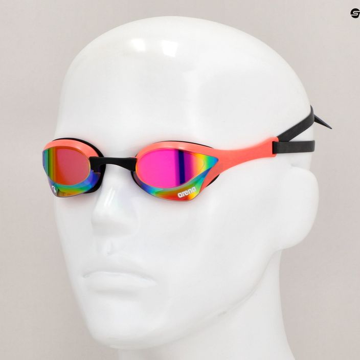 Arena swimming goggles Cobra Ultra Swipe Mirror violet/coral 10