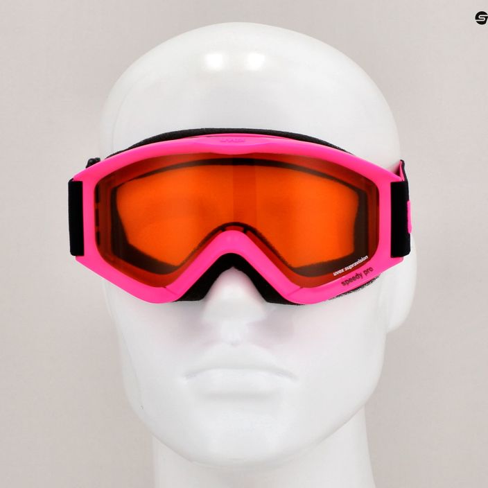 UVEX children's ski goggles Speedy Pro pink/lasergold 55/3/819/90 7
