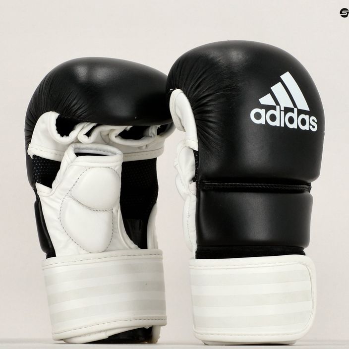 Adidas grappling gloves white ADICSG061 7
