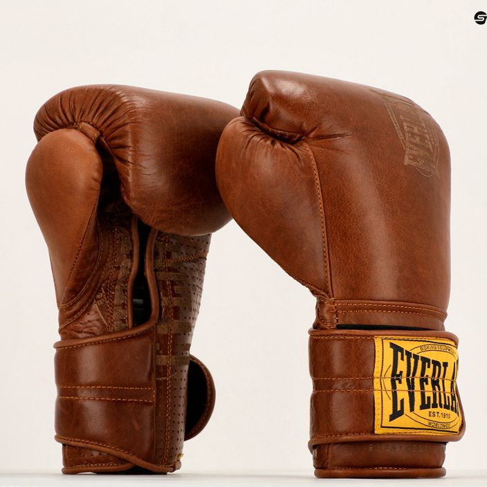 Everlast 1910 Classic Pro brown boxing gloves EV1910PRO 7