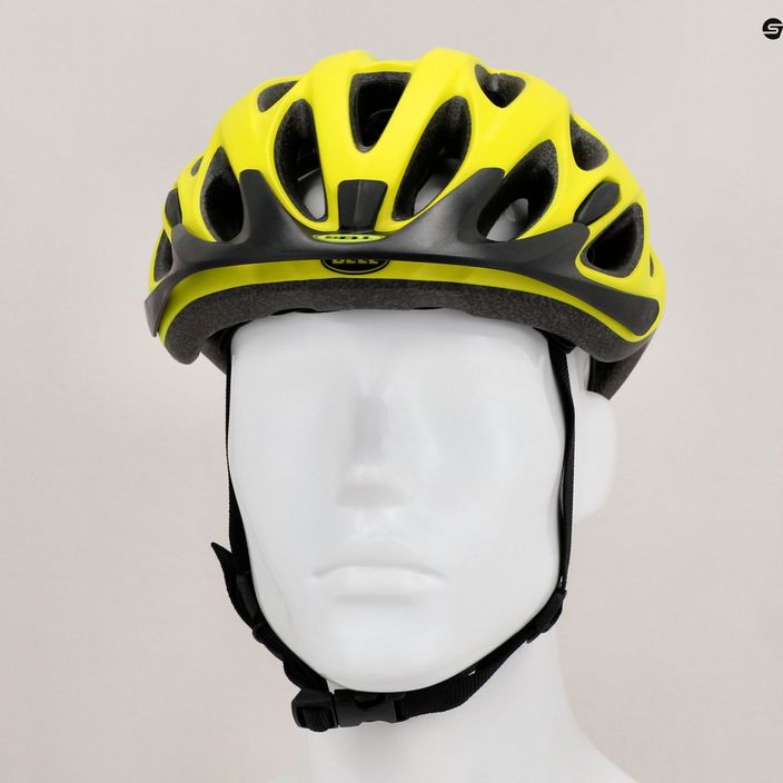 Bell Tracker matte hi-viz bike helmet 11