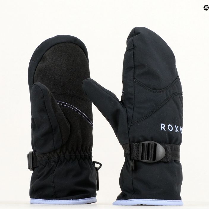 Children's snowboard gloves ROXY Solid Mitt Girl true black 4