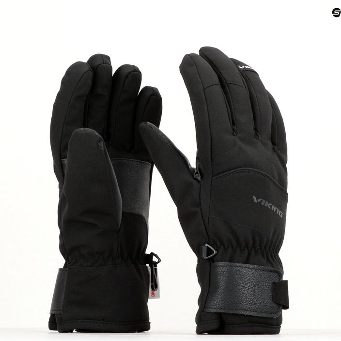 Men's Viking Solven Ski Gloves black 110/23/7558 9