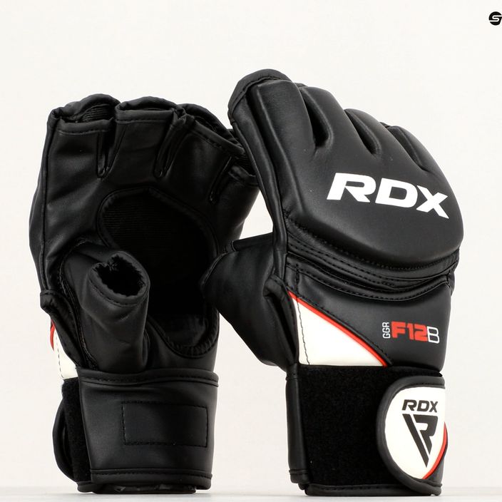 RDX New Model grappling gloves black GGR-F12B 12