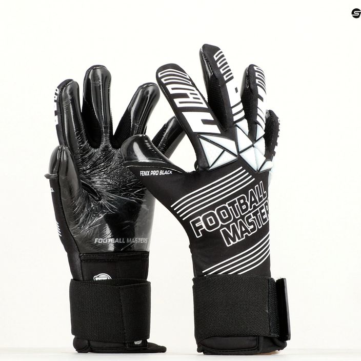 Football Masters Fenix Pro children's goalkeeper gloves black 1194-1 6