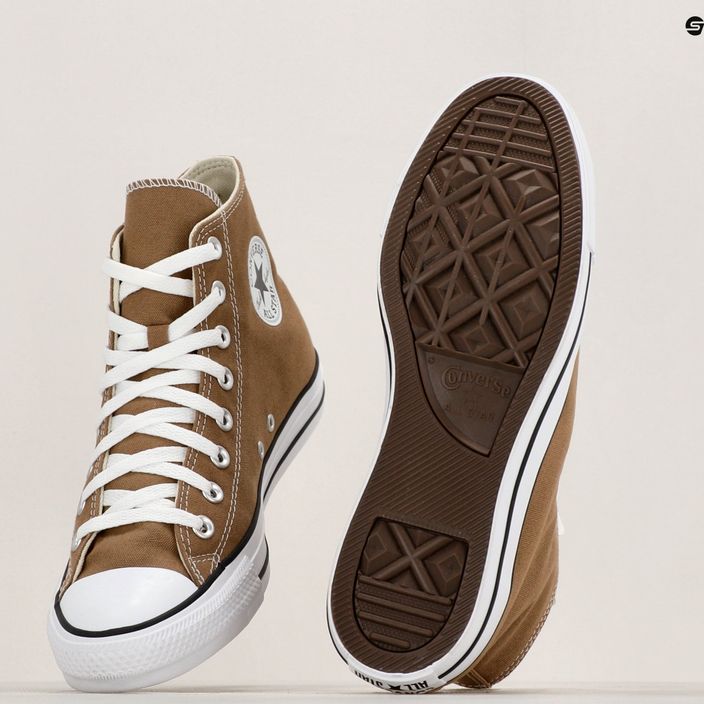 Converse Chuck Taylor All Star Hi sand dune/white/black trainers 9