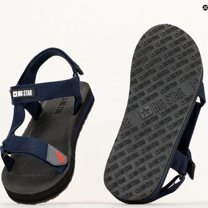 BIG STAR men's sandals DD174718 navy blue 8