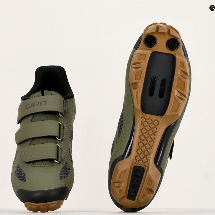 Men's MTB cycling shoes Giro Ranger olive gum 8