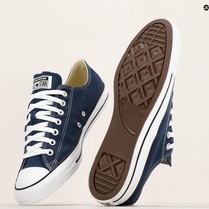 Converse Chuck Taylor All Star Classic Ox navy trainers 8